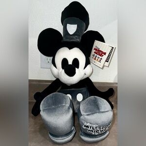 Vintage Mickey Mouse Disney (NWT) Milestone 1928 Steamboat Willie LTD Plush Toy